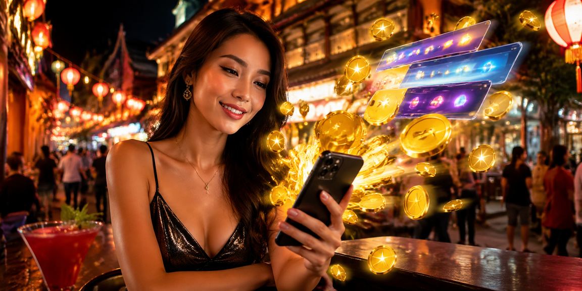 Pemain menikmati permainan slot dalam talian melalui platform gglbet dengan susun atur yang mesra pengguna